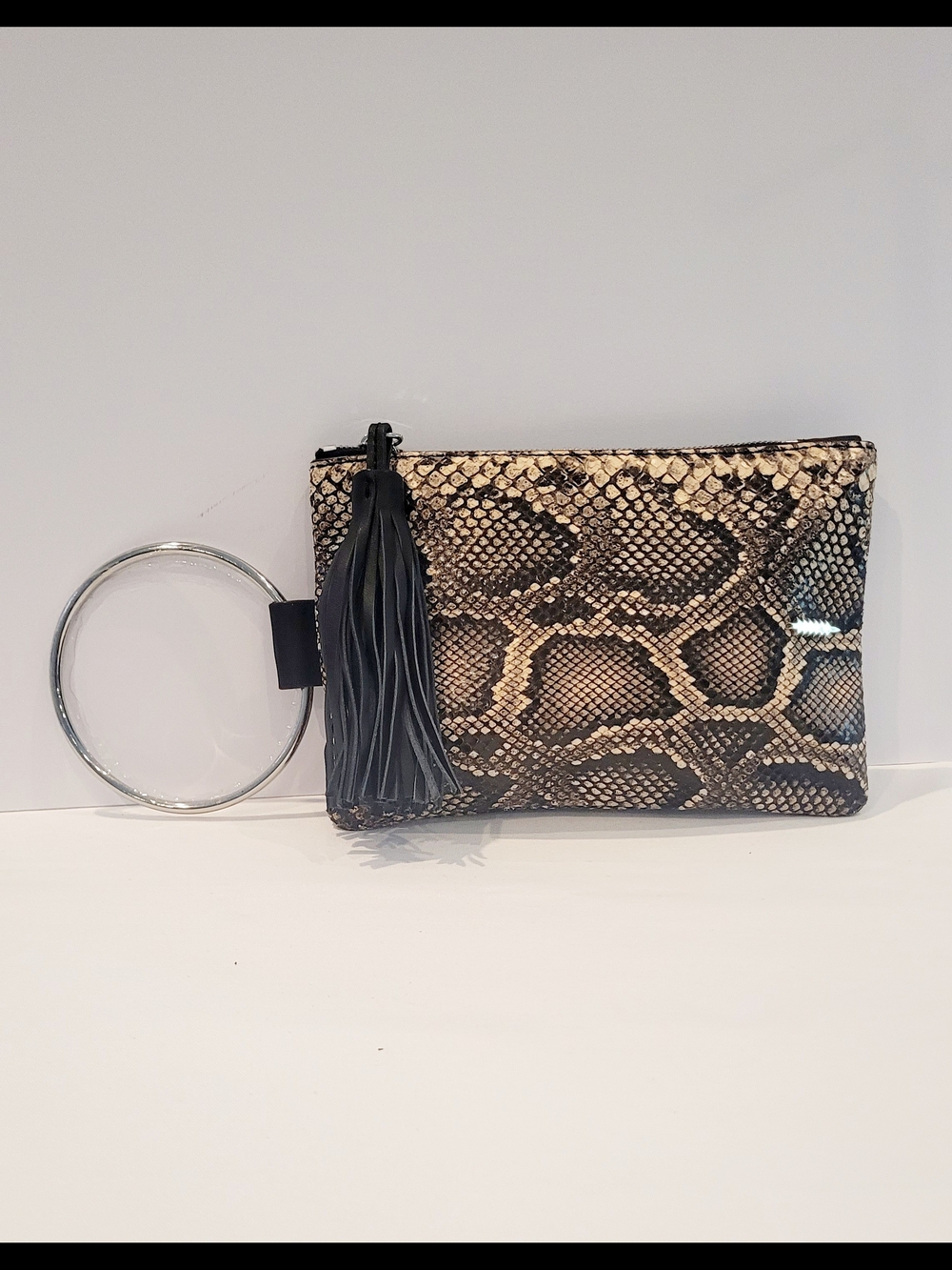 Thacker Nolita Snake Embossed Wristlet NWOT - Picture 2 of 5